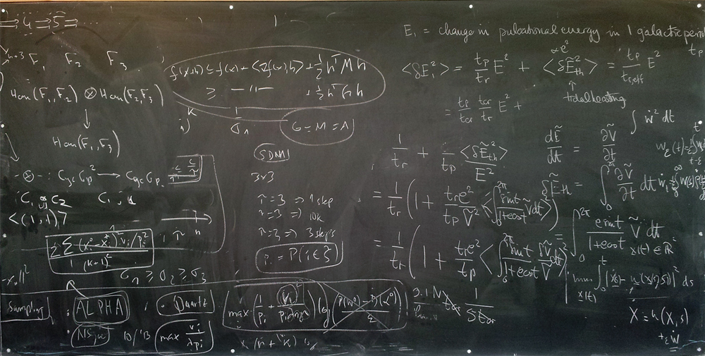 Image of old school board
